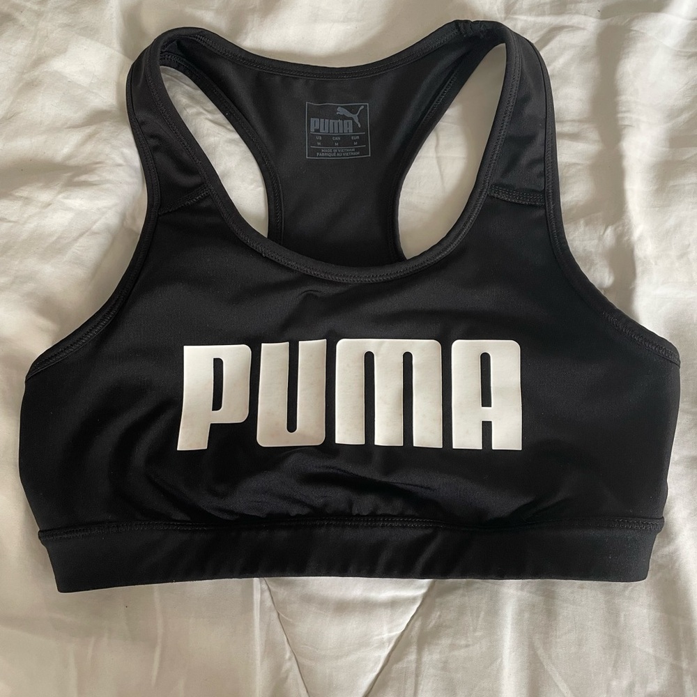 PUMA Women's Black Sports Bra